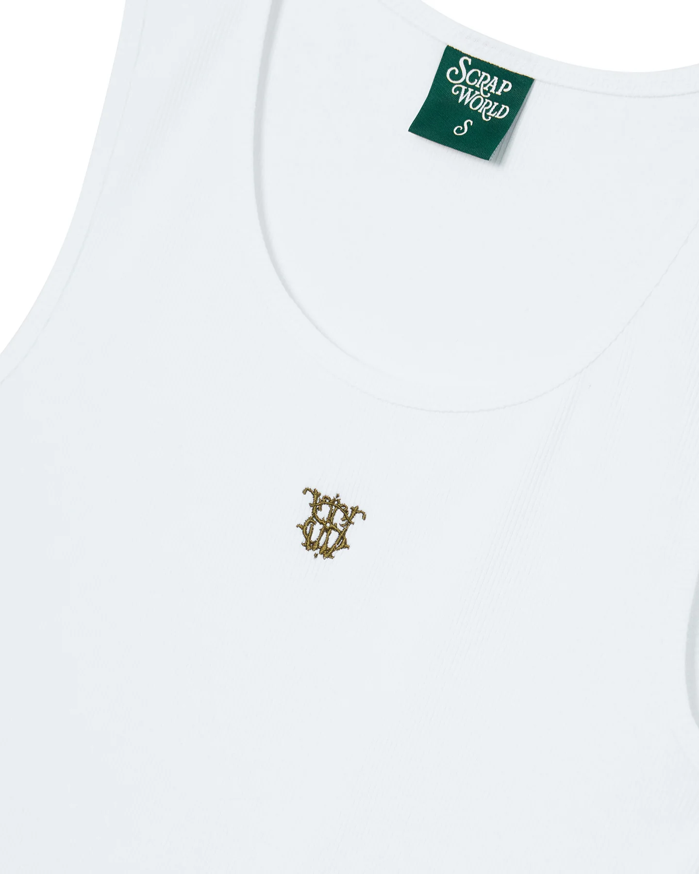 BASIC TANK TOP 2-PACK WHITE/OLIVE - Image 3