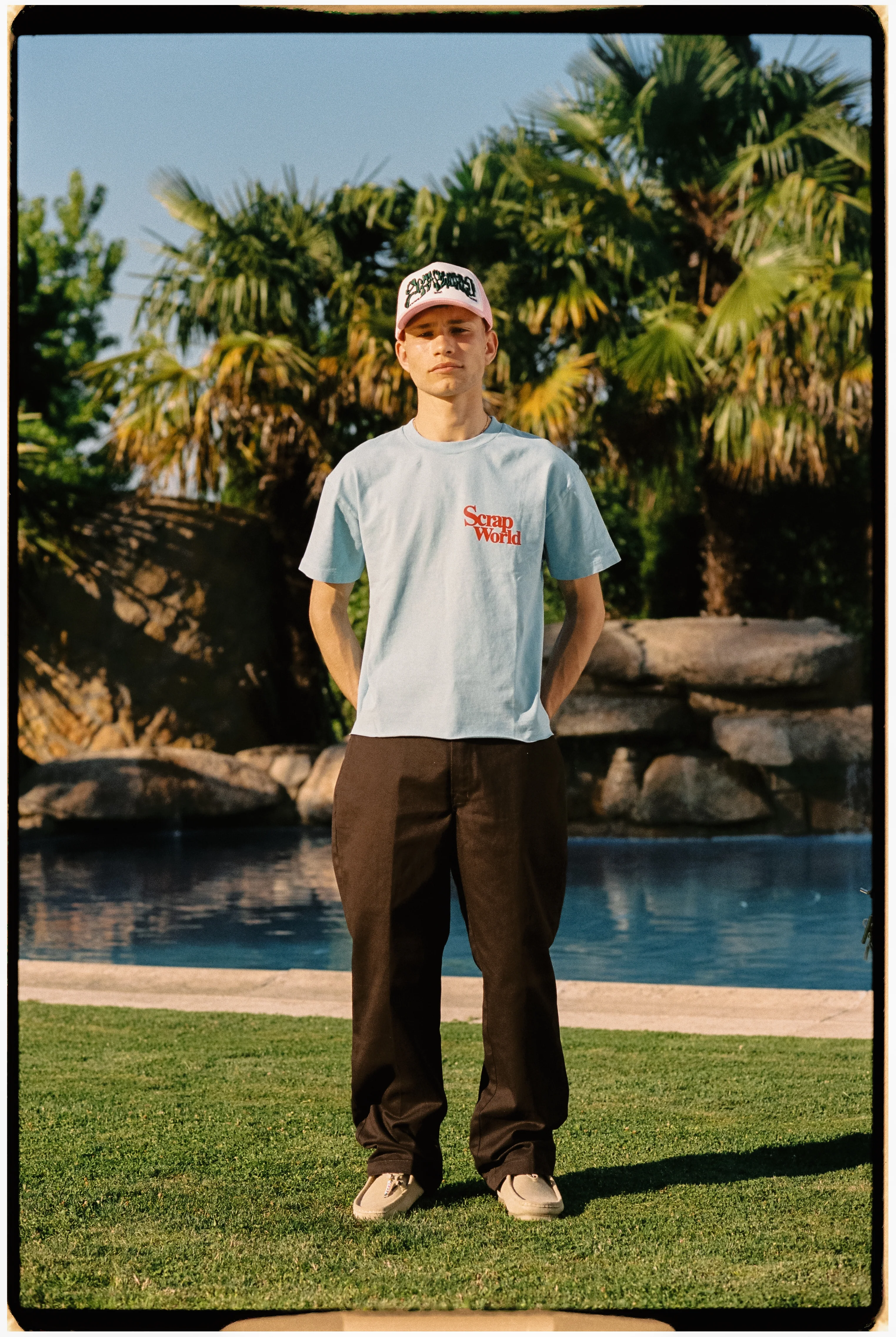 ROCKS TRUCKER CAP PINK - Image 6