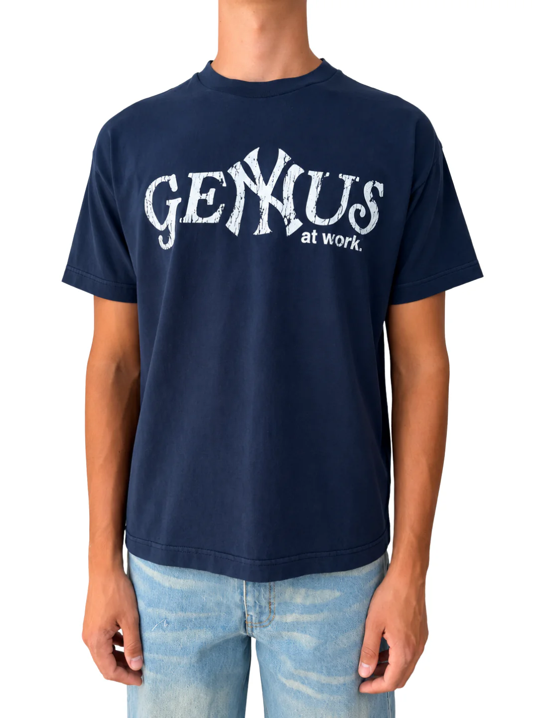 GENYUS AT WORK TEE NAVY - Image 2