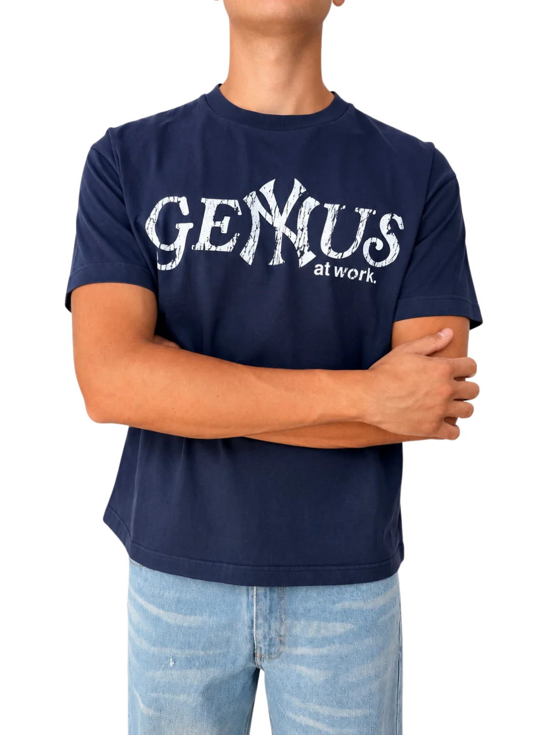 GENYUS AT WORK TEE NAVY - Image 3