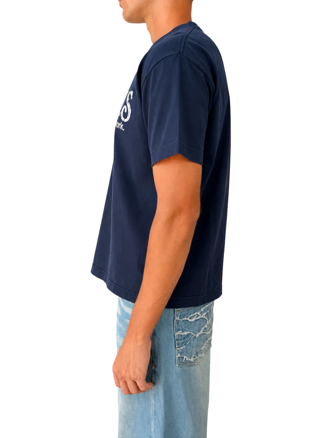 GENYUS AT WORK TEE NAVY - Image 6