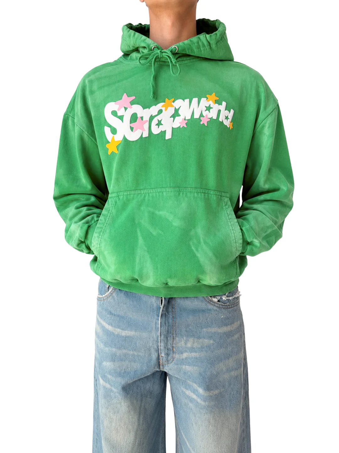 MAGIC SUNFADED HOODIE GREEN - Image 3