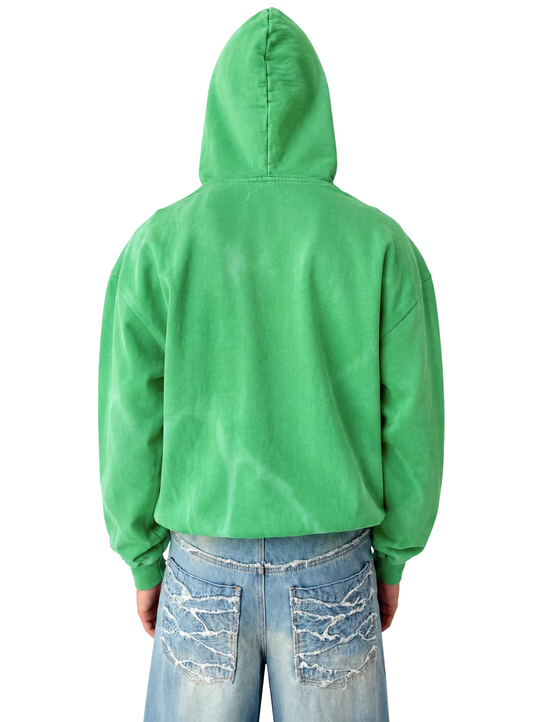 MAGIC SUNFADED HOODIE GREEN - Image 5