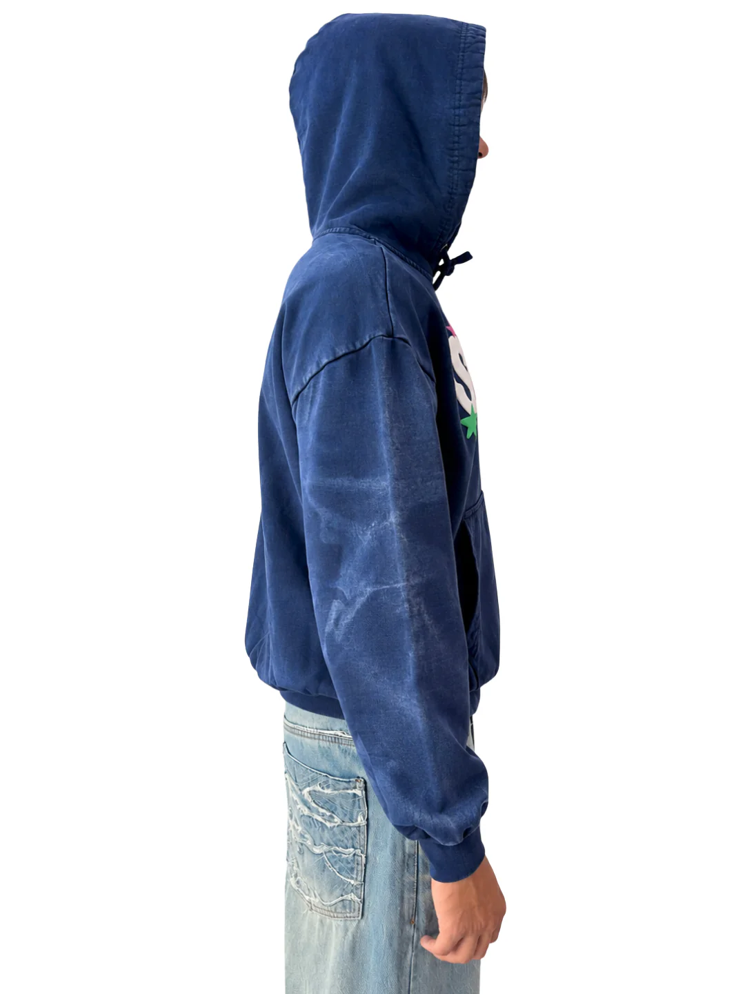 MAGIC SUNFADED HOODIE  NAVY - Image 6