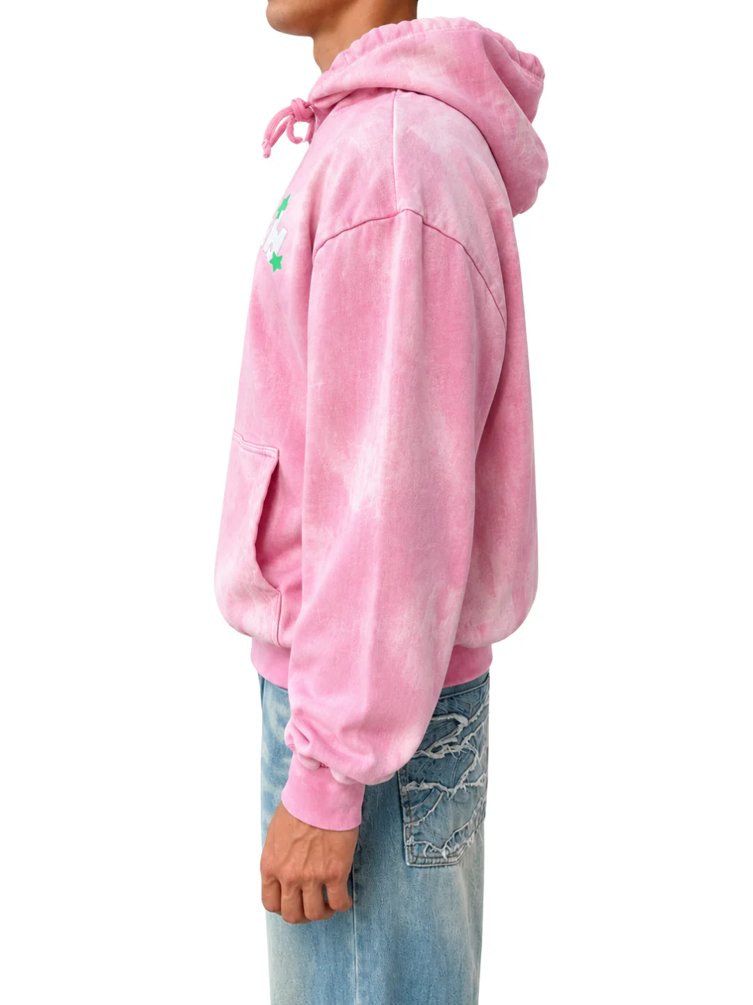 MAGIC SUNFADED HOODIE BABY PINK - Image 5
