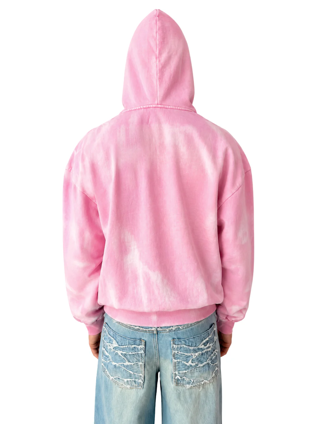 MAGIC SUNFADED HOODIE BABY PINK - Image 6