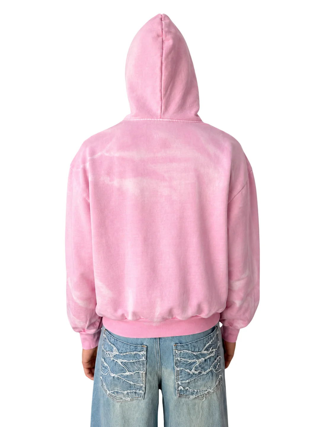 PASSION SUNFADED HOODIE BABY PINK - Image 5