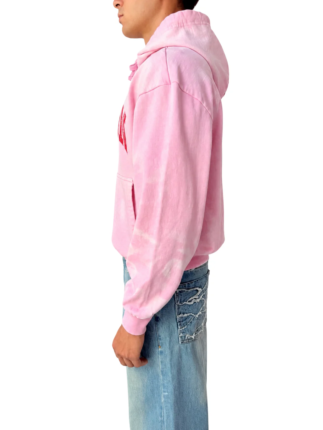 PASSION SUNFADED HOODIE BABY PINK - Image 7