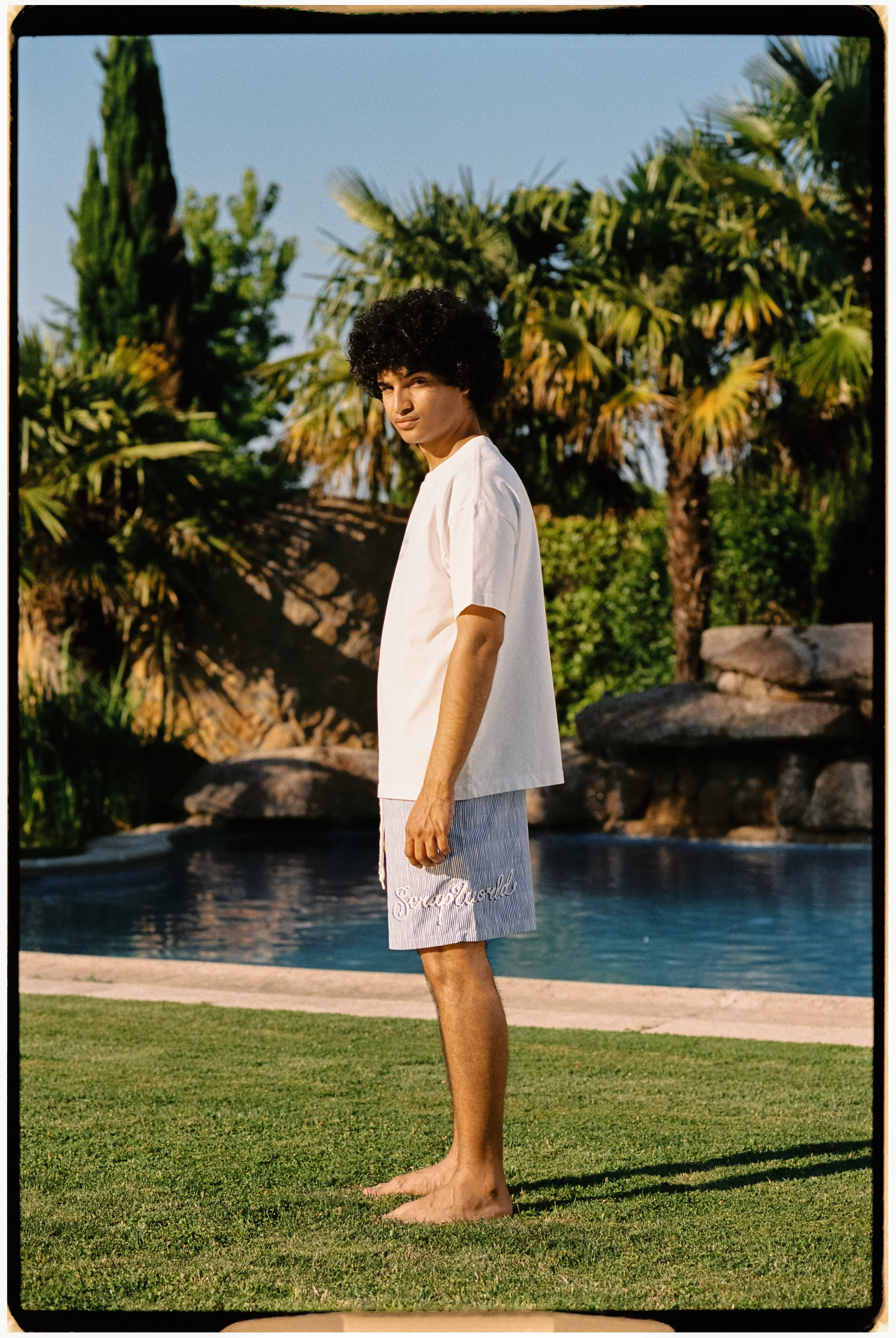 PEN LINES SWIMSHORTS BLUE - Image 4