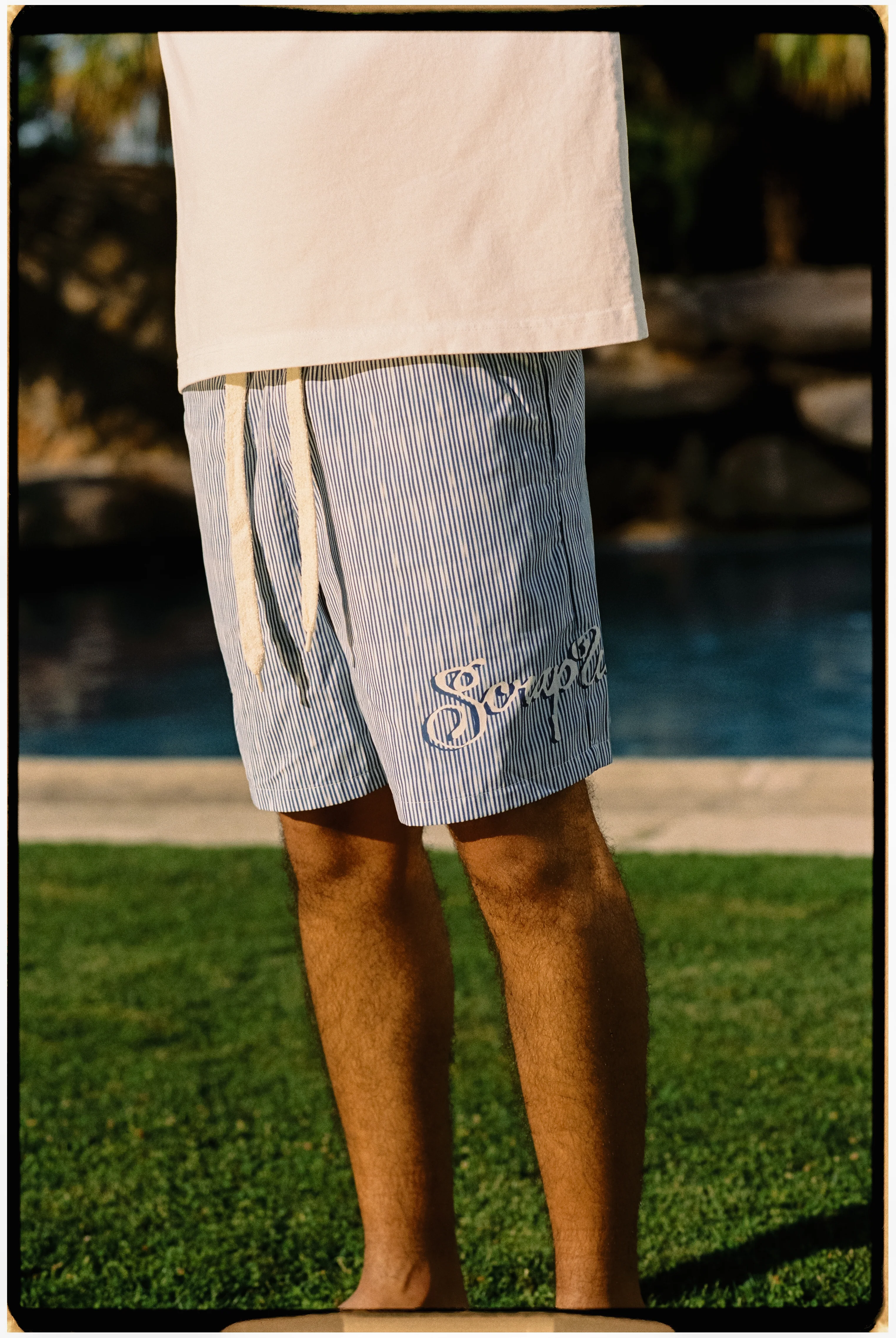 PEN LINES SWIMSHORTS BLUE - Image 5