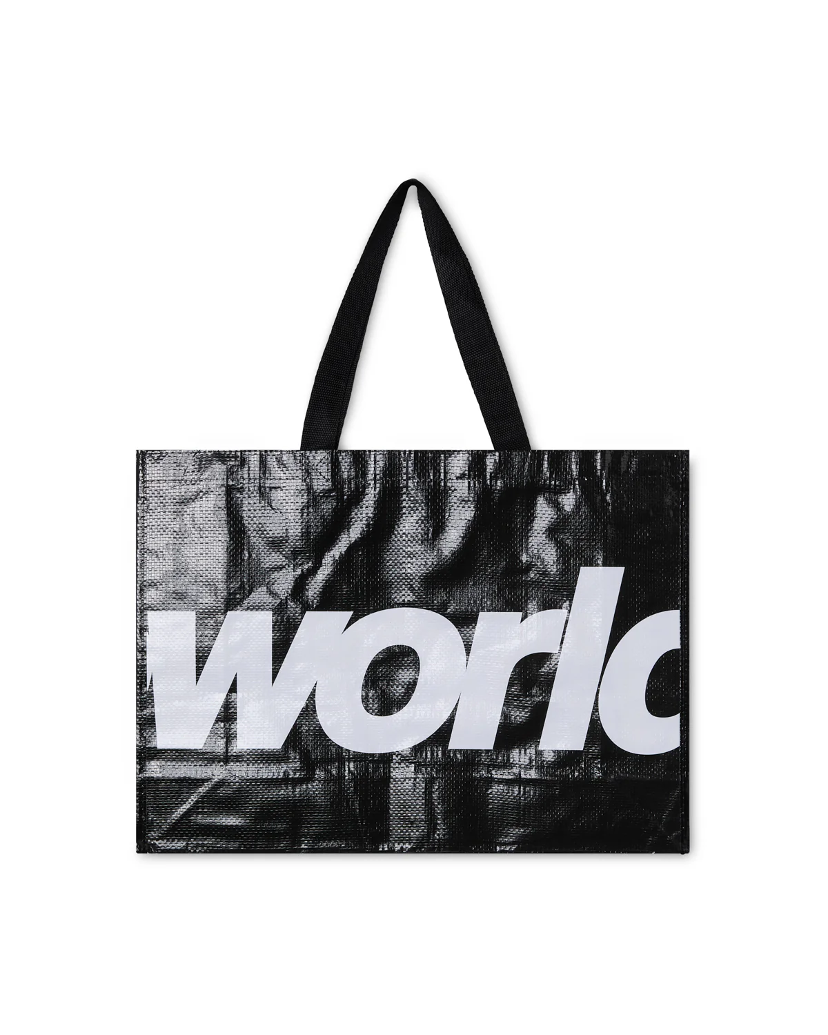 REUSABLE SHOPPING BAG BLACK - Image 3