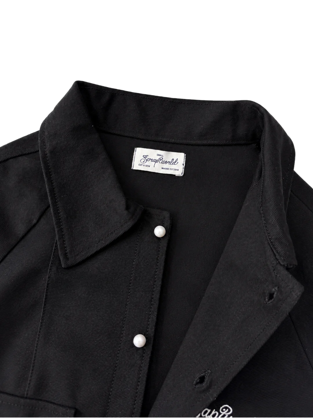 LUCKY RHINESTONE WORKJACKET BLACK - Image 3
