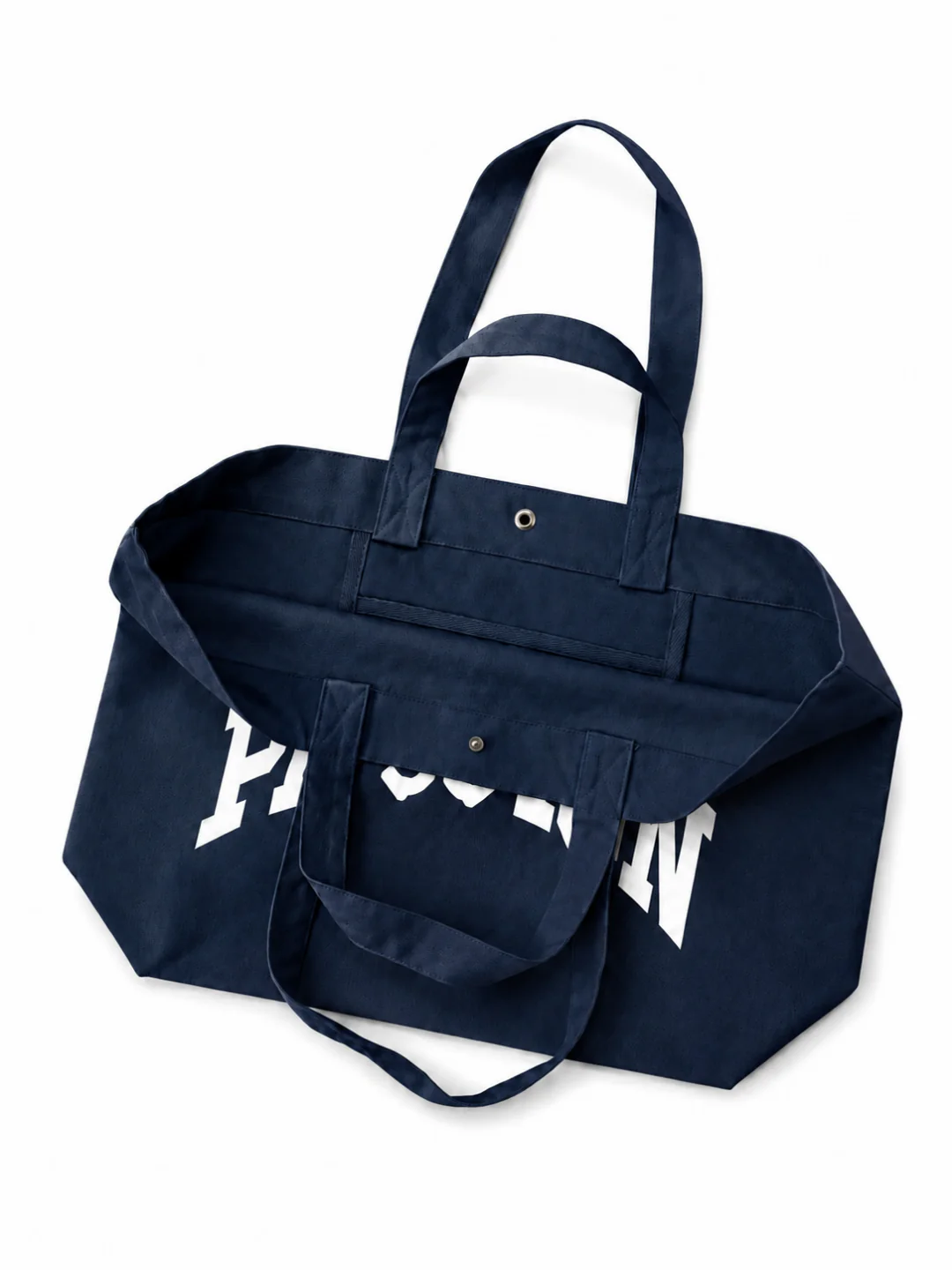 SCRAPWORLD 26 HEAVY CANVAS TOTE BAG NAVY - Image 3