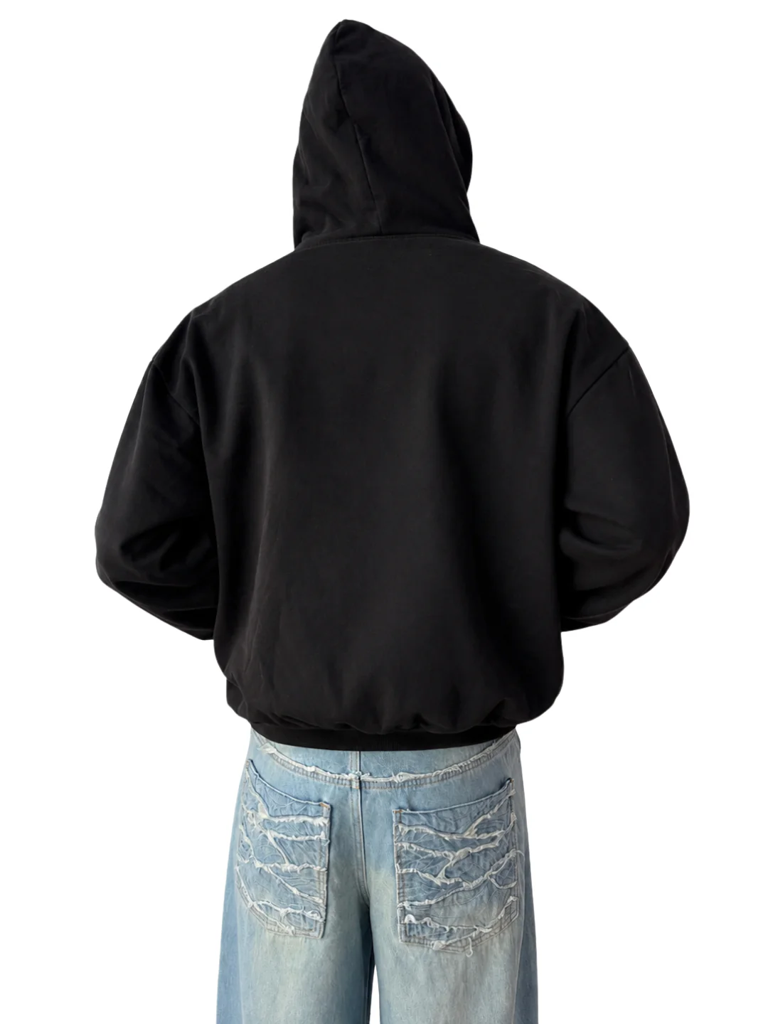 GENYUS AT WORK HOODIE BLACK - Image 5