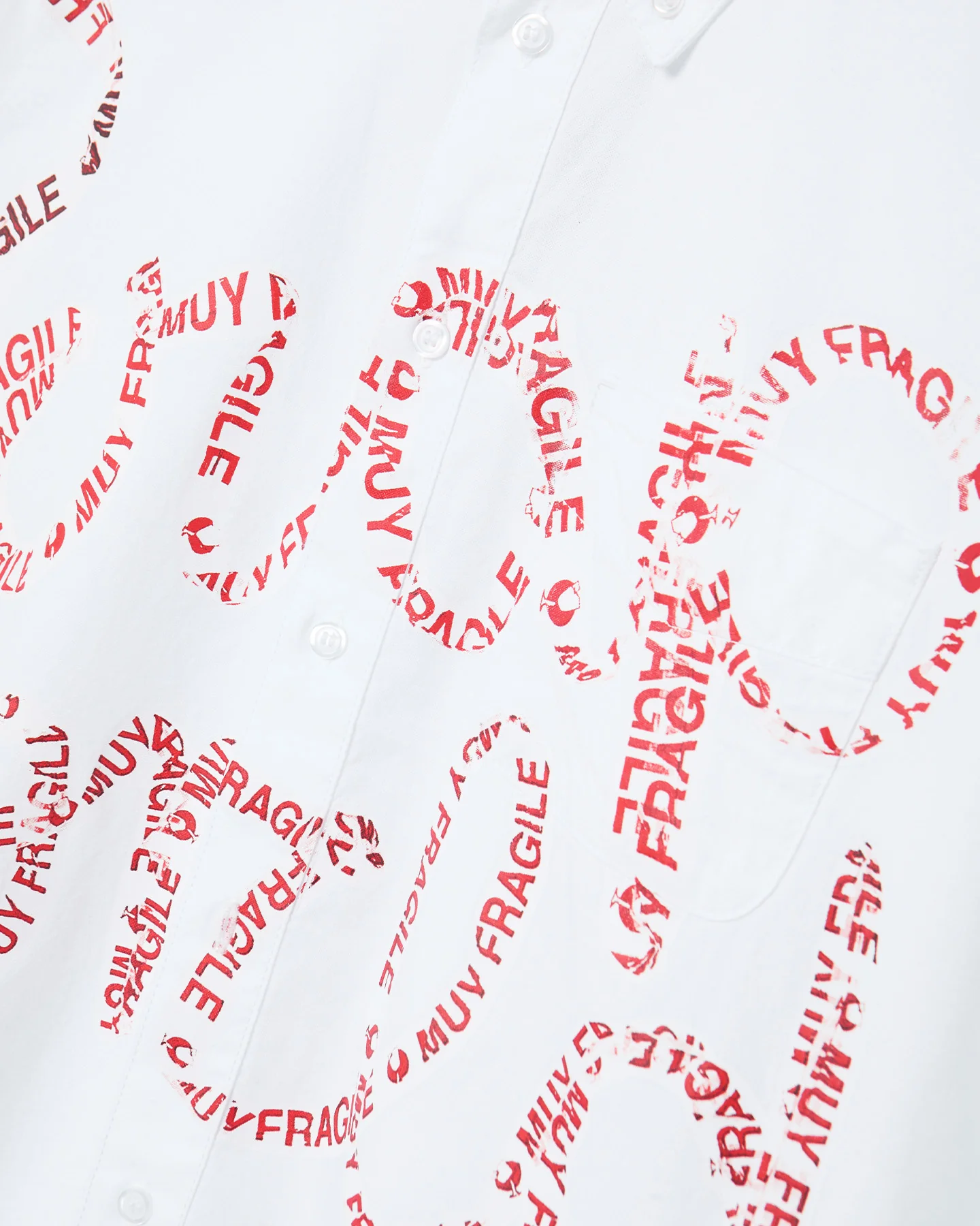 TAPE BOXY OXFORD SHIRT WHITE - Image 3