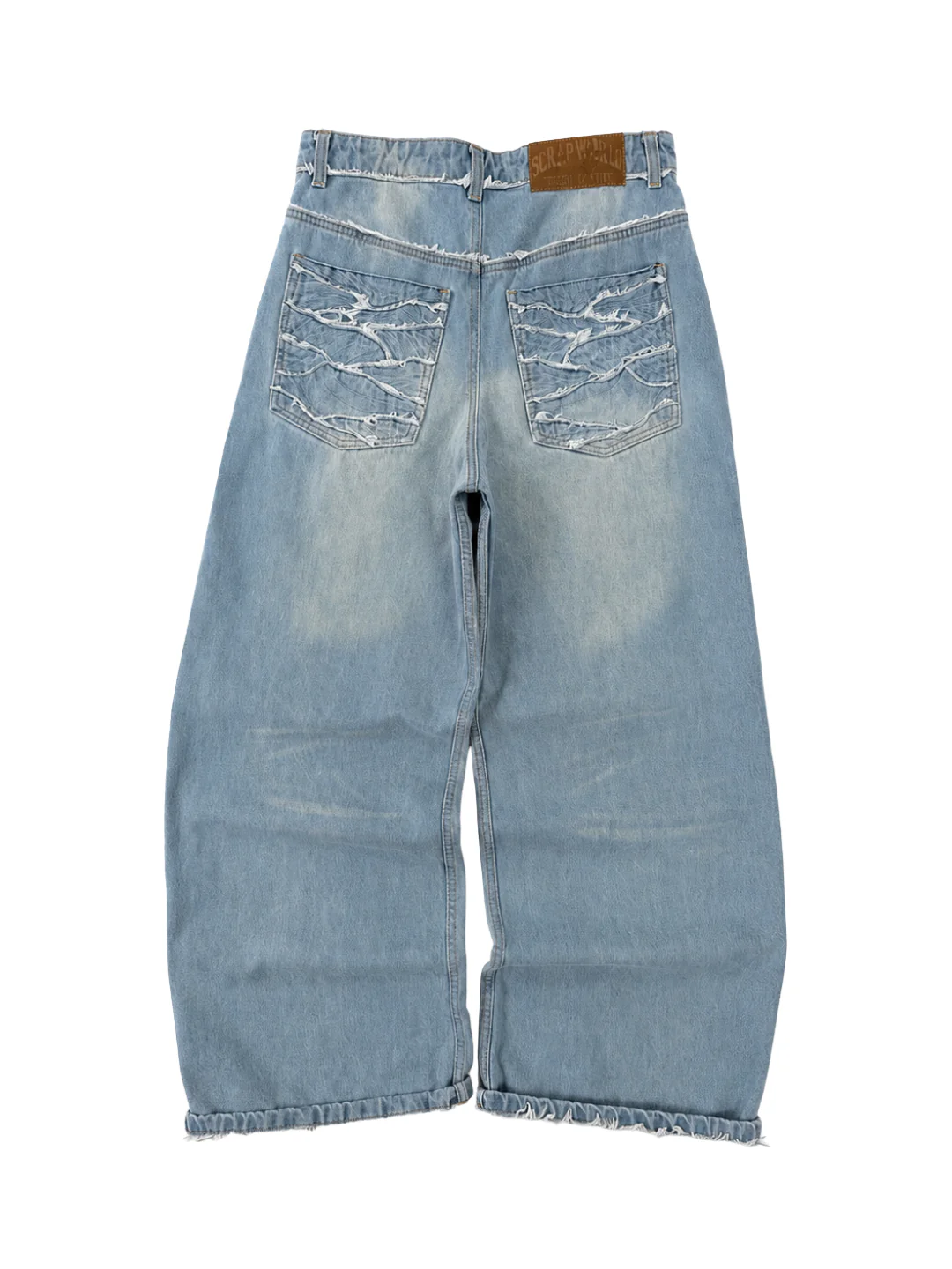 WAVES DENIM WASHED PANTS - Image 6